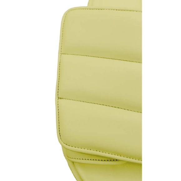 NIB $440 GIA BORGHINI Quilted Leather Slide Sandal in Butter Yellow -9.5 US! - Picture 6 of 7
